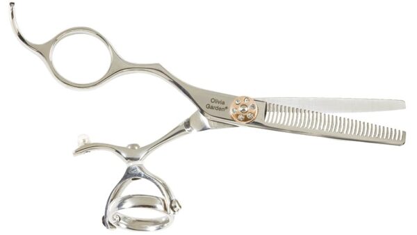 Филировочные ножницы Olivia Garden SwivelCut 635 для левши