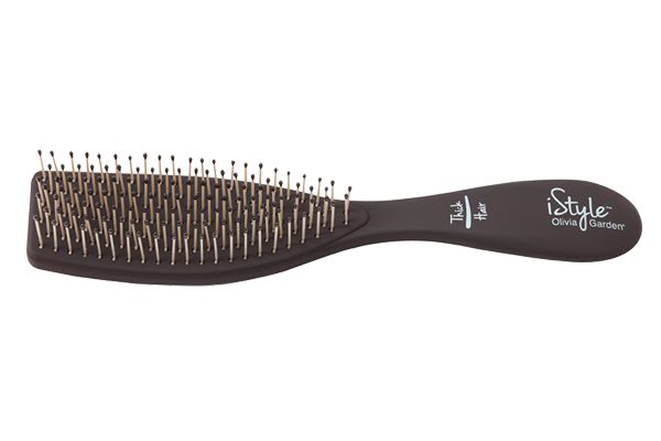 Щетка Olivia Garden ESSENTIAL STYLE WET Thick Hair Bristles Matt Black ID2087 (08279)