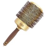 Термобрашинг для волос EXPERT BLOWOUT SHINE Wavy Bristles Gold&Brown 80 мм Коричневый (07344)