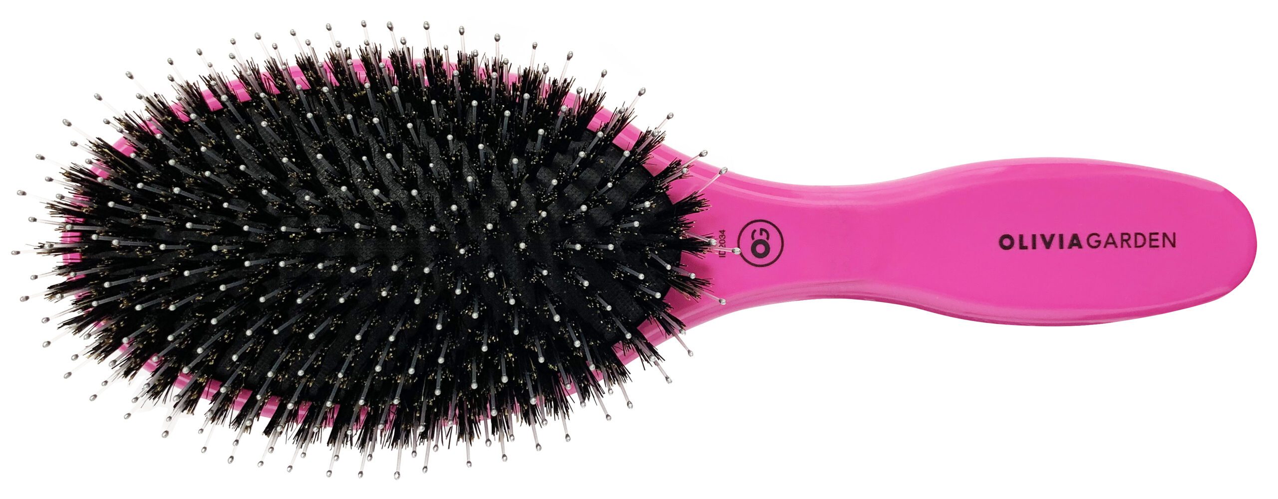 Щетка EXPERT CARE OVAL Nylon Bristles Silver нейлон Серая