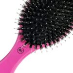 Щетка EXPERT CARE OVAL Boar&Nylon Bristles Silver щетина+нейлон Розовая 3