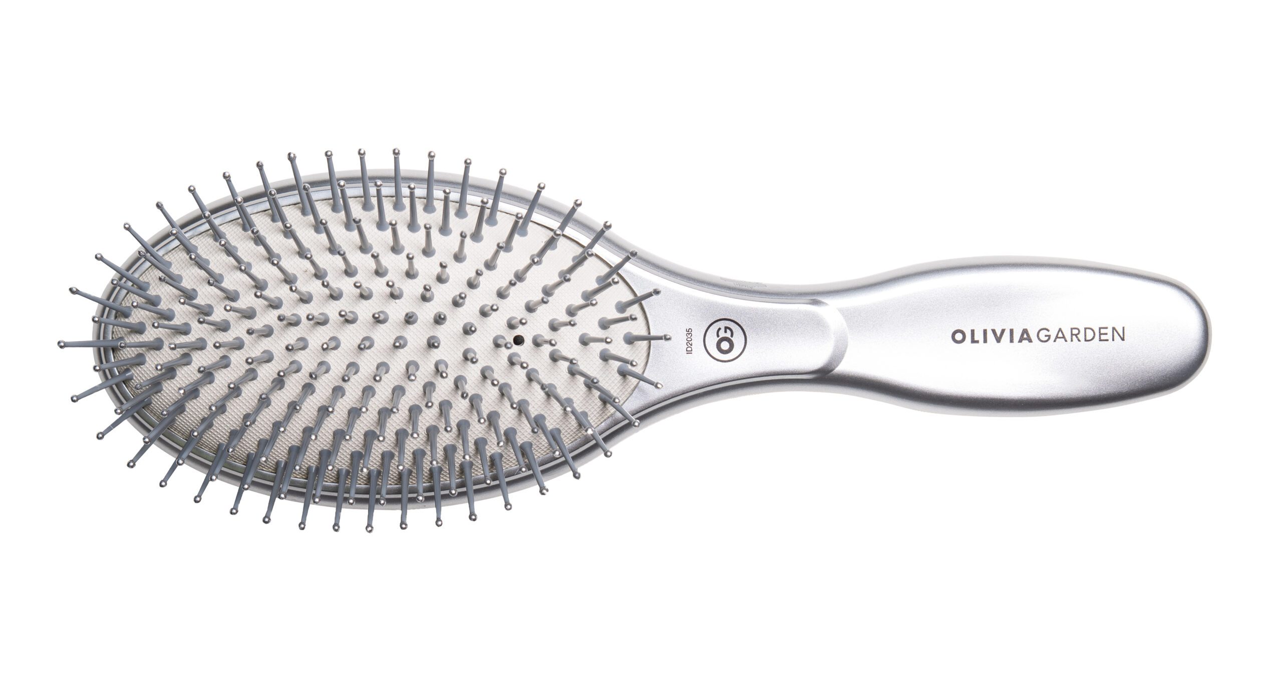 Щетка EXPERT CARE OVAL Boar&Nylon Bristles Silver щетина+нейлон Розовая