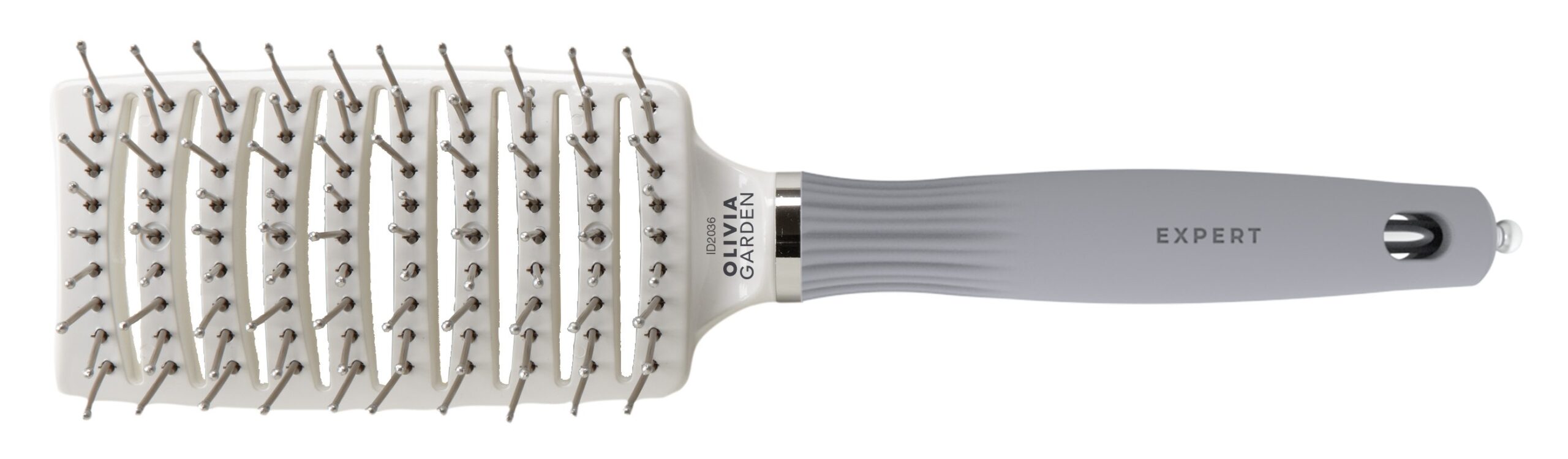 Щетка EXPERT CARE RECTANGULAR Nylon Bristles Silver L Серый (08328)
