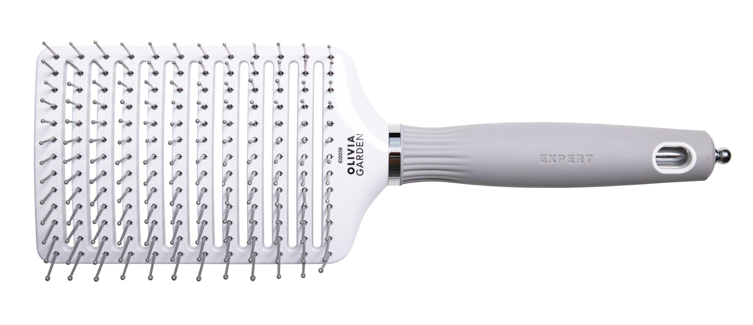 Щётка EXPERT CARE RECTANGULAR Nylon Bristles Silver S Серый