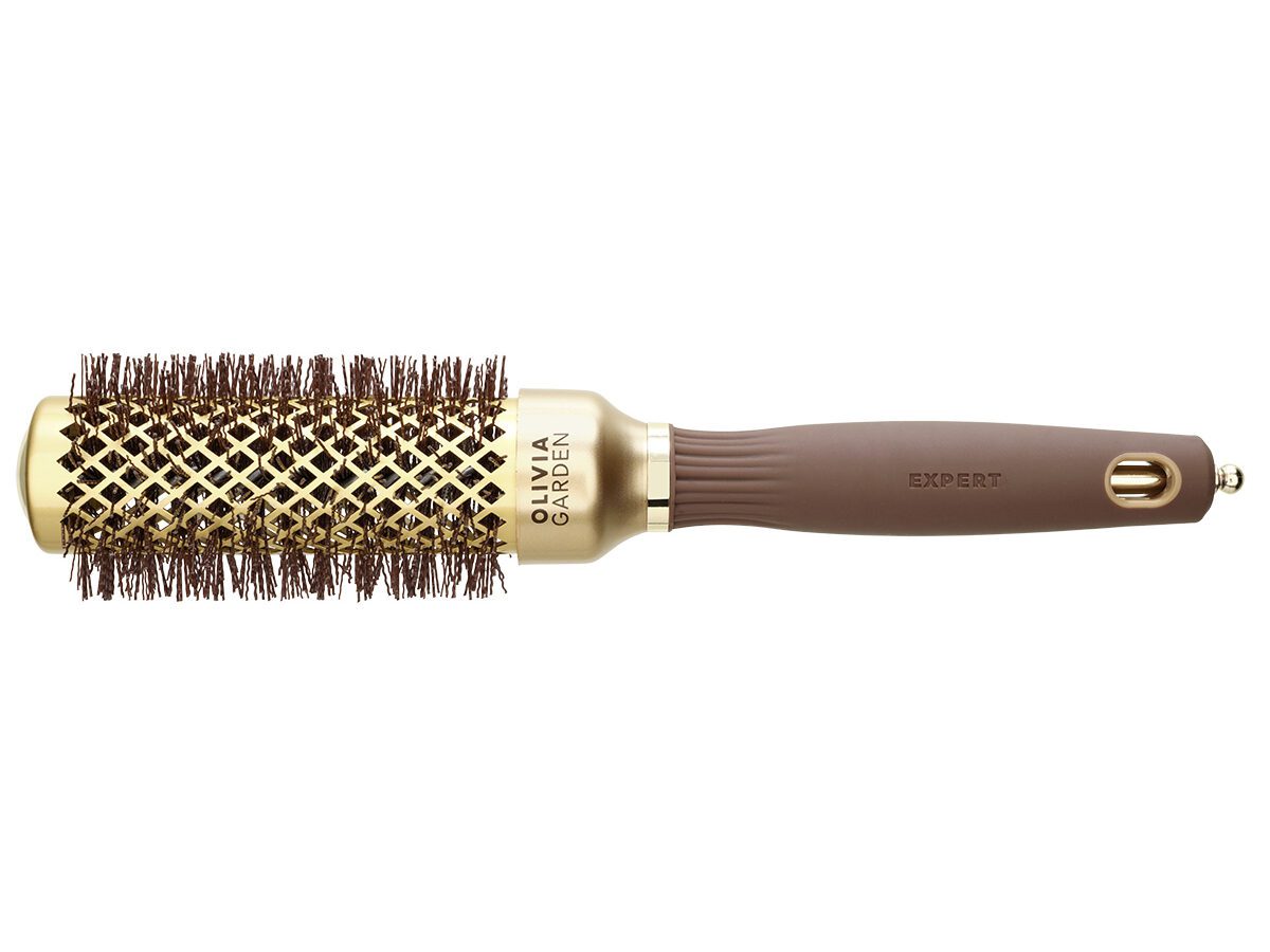 Термобрашинг EXPERT BLOWOUT SHINE Wavy Bristles Gold&Brown 20 мм Коричневый (07338)