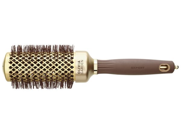 Термобрашинг для волос EXPERT BLOWOUT SHINE Wavy Bristles Gold&Brown 45 мм Коричневый (07341)