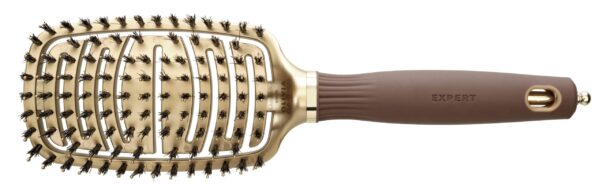 Щетка EXPERT CARE FLEX Boar Bristles Gold&Brown натур.щетина Коричневая (08224)