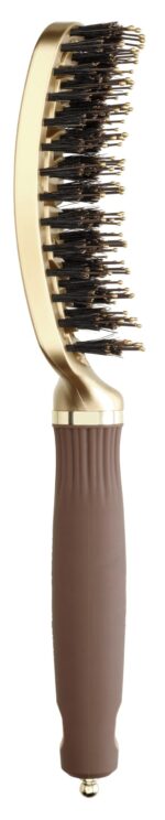 Щетка EXPERT CARE FLEX Boar Bristles Gold&Brown натур.щетина Коричневая (08224) 6