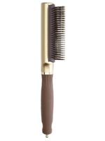 Щетка 9 рядов EXPERT STYLE CONTROL Nylon Bristles Gold&Brown Коричневая (08216) 3
