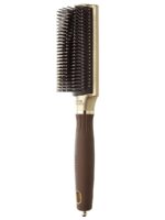 Щетка 9 рядов EXPERT STYLE CONTROL Nylon Bristles Gold&Brown Коричневая (08216) 4
