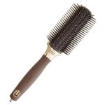 Щетка 9 рядов EXPERT STYLE CONTROL Nylon Bristles Gold&Brown Коричневая (08216) 5