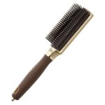 Щетка 9 рядов EXPERT STYLE CONTROL Nylon Bristles Gold&Brown Коричневая (08216) 8