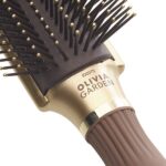 Щетка 9 рядов EXPERT STYLE CONTROL Nylon Bristles Gold&Brown Коричневая (08216) 9