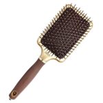 Щетка EXPERT CARE RECTANGULAR Nylon Bristle Gold&Brown L Коричневая (08227) 2
