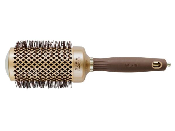 Термобрашинг для волос EXPERT BLOWOUT SHINE Wavy Bristles Gold&Brown 55 мм Коричневый (07342)