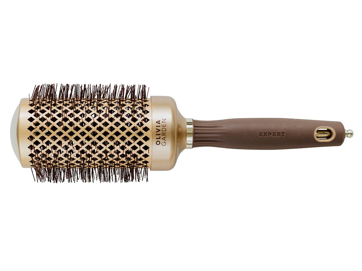 Термобрашинг для волос EXPERT BLOWOUT SHINE Wavy Bristles Gold&Brown 45 мм Коричневый (07341)