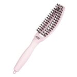 Щетка для волос Olivia Garden Fingerbrush Care Iconic Boar&Nylon Pastel Pink S 2