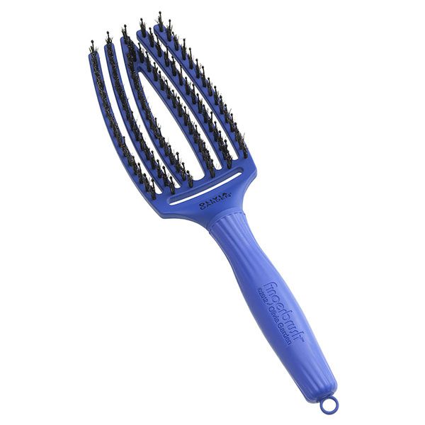 Щетка для укладки Fingerbrush Care Iconic Boar&Nylon BLUE JEANS ID1834