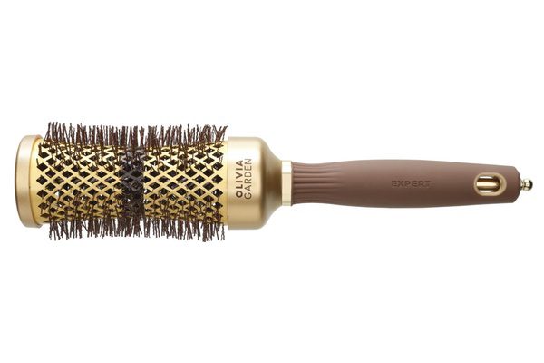 Термобрашинг для волос EXPERT BLOWOUT CURL Wavy Bristles Gold&Brown 45мм ID2065 (07350)