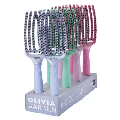 Дисплей с щетками Fingerbrush Iconic Arctic Lights 8 штук