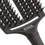 Щетка для волос Olivia Garden Fingerbrush, Care Iconic Boar&Nylon Full, Black, L ID1731 2