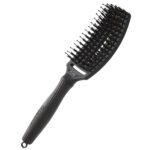 Щетка для волос Olivia Garden Fingerbrush, Care Iconic Boar&Nylon Full, Black, M ID1729 3